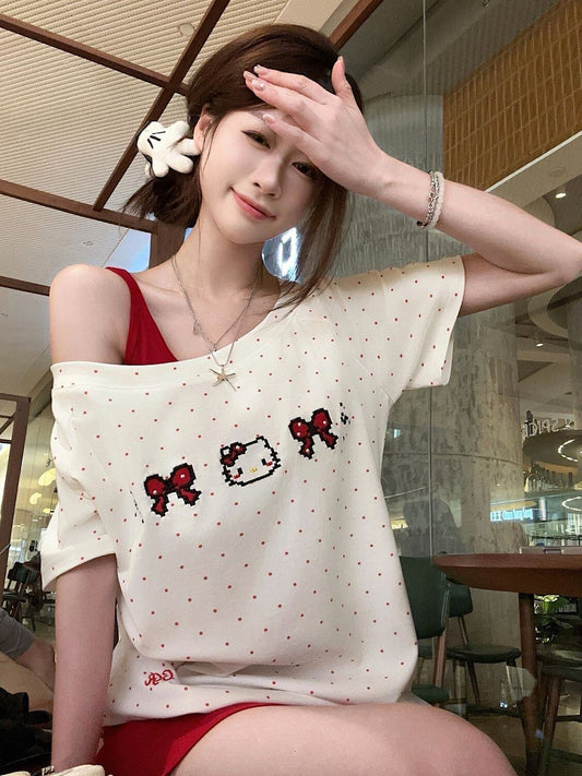 売れ筋 早い者勝ち 絶対流行 カジュアル Tシャツ<F-11405>