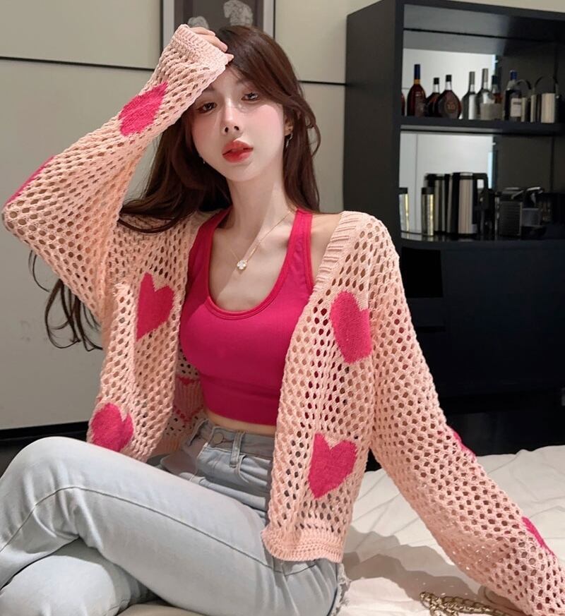 人気上昇中 ファッション感満々 美人度アップ 全2色 ニットトップスF-9152