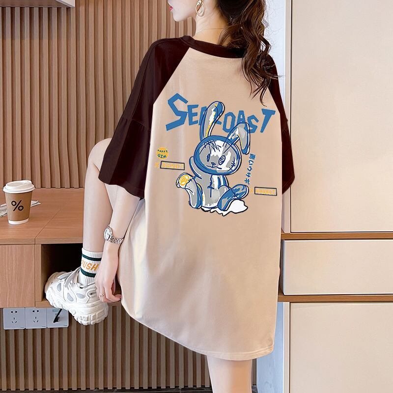 定番シンプル プリント 4色選択可 Tシャツ カットソー＜F-8274＞