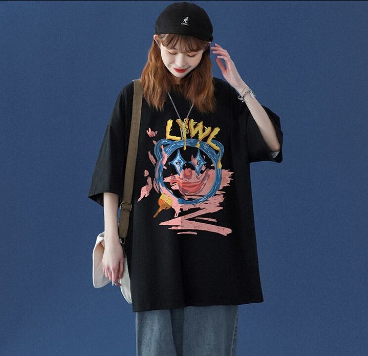 話題沸騰中   カジュアル 2色半袖Tシャツ＜F-8159＞