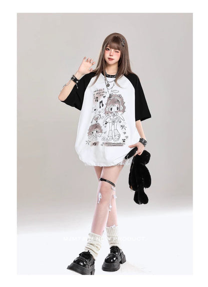 絶対欲しい 売れ筋 話題沸騰中 絶対流行 早い者勝ち カジュアル 2色選択 Tシャツ<F-11278>