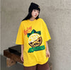 話題沸騰中 おしゃれ度高め 活躍する優秀アイテム プリント 半袖 Tシャツ F-9325