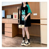 コットンパーソナライズジッパー大ポケットスリット半袖Tシャツ<F-2884>