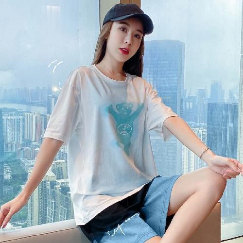 数量限定 ファッション 個性派 半袖Ｔシャツⅹパンツセット全4色F-8783