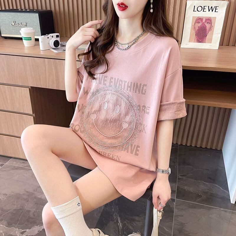大好評 カジュアル 絶対欲しい キュート プリント全3色 半袖Tシャツ カットソー ＜F-8600＞
