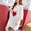 話題沸騰中 ファッション 個性派 プリント 全3色 半袖Tシャツ<F-8508>