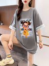 美人度アップ カジュアル 好感度UP 全4色 半袖 Tシャツ ＜F-11118＞