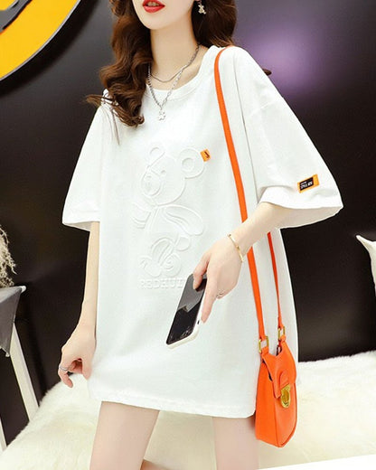 オシャレ度満点 カジュアル 上質 全5色 Tシャツ カットソー＜F-8457＞