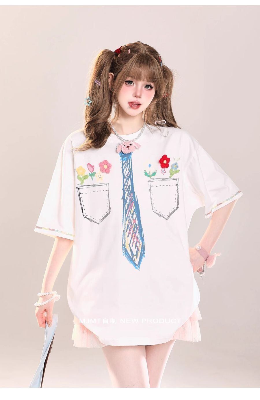 定番シンプル 絶対流行 今季マストバイ 早い者勝ち カジュアル 2色選択 Tシャツ<F-11664>