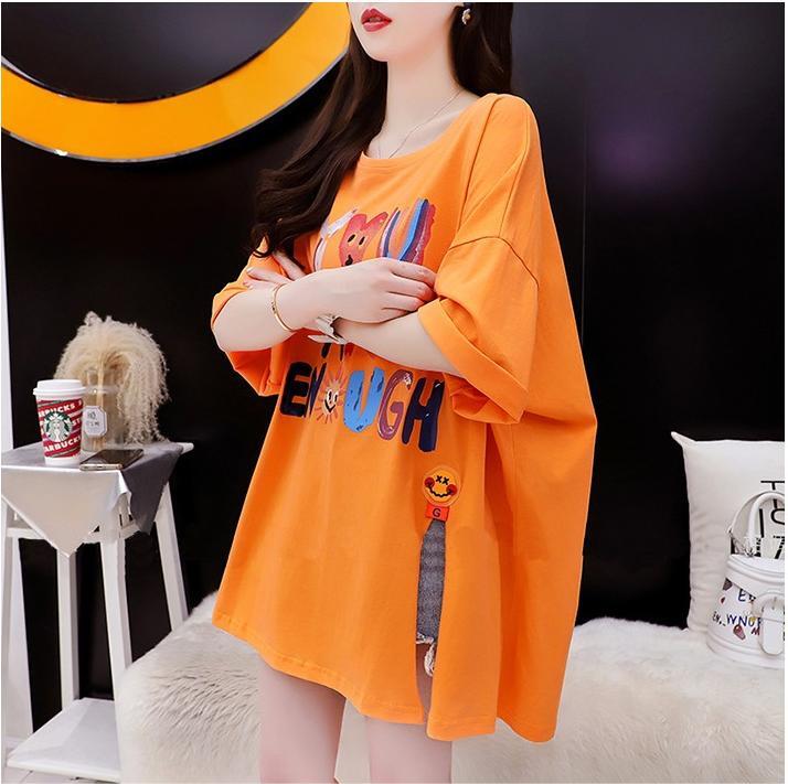 ストリートトレンド韓国風コットン半袖Tシャツ<F-2962>