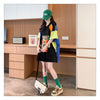 売り切れ必至 切り替え カジュアル カラーマッチング プリント全2色 半袖Tシャツ<F-8723>
