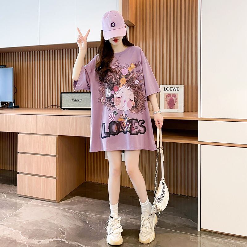 新商品 ファッション 個性派 プリント全3色 半袖Tシャツ カットソー ＜F-8604＞