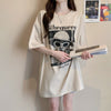 話題沸騰中 レース アバンギャルド 切り替え ホットダイヤモンド 3色選択 半袖Tシャツ＜F-8547＞