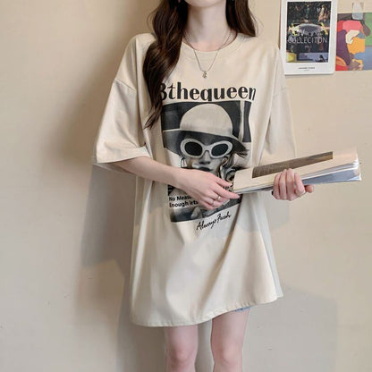話題沸騰中 レース アバンギャルド 切り替え ホットダイヤモンド 3色選択 半袖Tシャツ＜F-8547＞