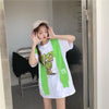 早い者勝ち 早い者勝ち 絶対流行 カジュアル 2色選択 Tシャツ+カウルネック<F-11153>
