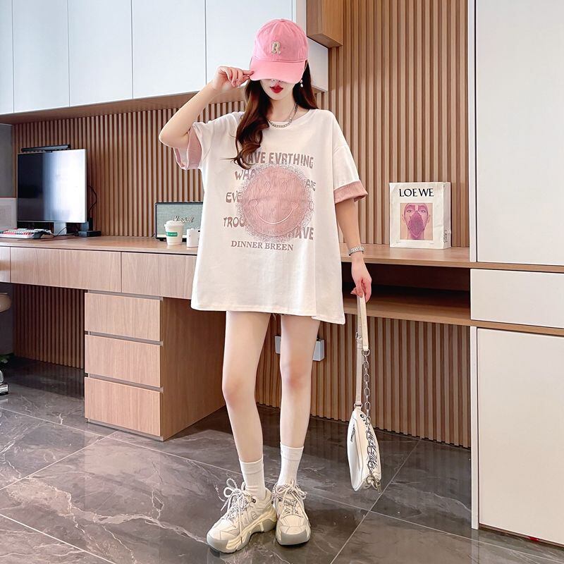 大好評 カジュアル 絶対欲しい キュート プリント全3色 半袖Tシャツ カットソー ＜F-8600＞