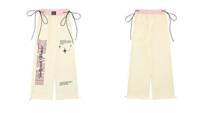 人気上昇中 オシャレ 都市ファッショ デザイン 2色 ジョガーパンツ F-9761