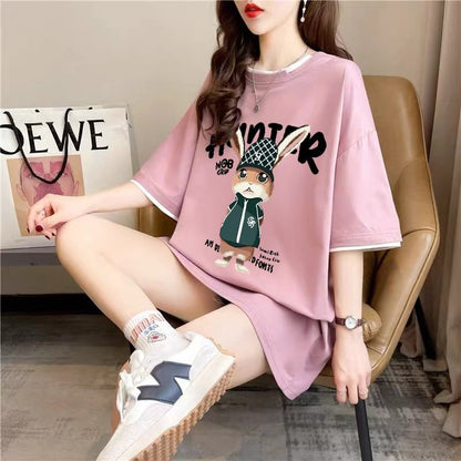 絶対欲しい プリント全4色 着心地抜群 Tシャツ カットソー＜F-8701＞