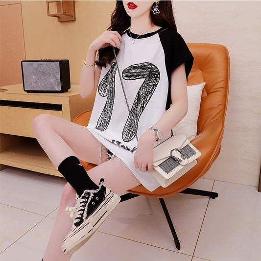 スタイリッシュ   一目惚れ Tシャツ カットソー＜F-3513＞