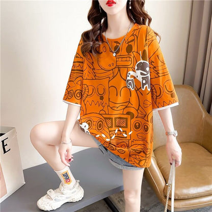 好感度満載   美感いっぱい Tシャツ カットソー＜F-3388＞