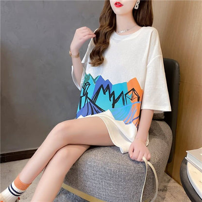個性的なデザイン   一目惚れ Tシャツ カットソー＜F-3009＞