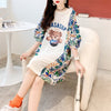 フライドストリート半袖トレンディな韓国風ラウンドネックTシャツ<F-2868>