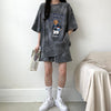 夏に嬉しい機能付き 全5色 軽くて涼しくて可愛い！ 半袖 Tシャツ ショートパンツ セットアップ ＜F-9269＞