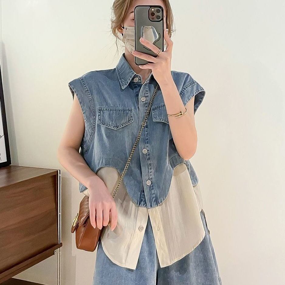 今季マストバイ 上品 ファッション 半袖Ｔシャツⅹパンツセット <F-6575>