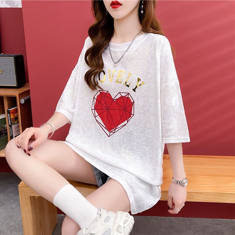 話題沸騰中 ファッション 個性派 プリント 全3色 半袖Tシャツ<F-8508>