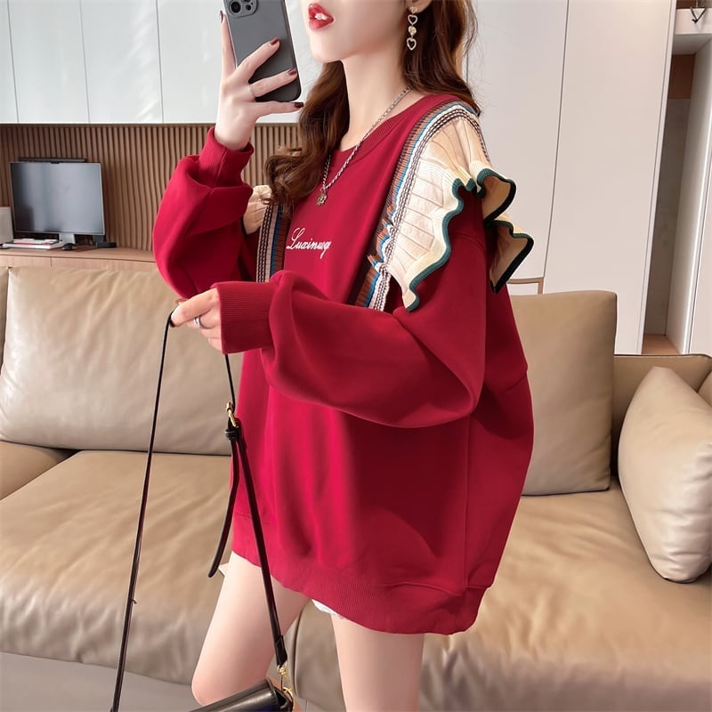美人度アップ   フリル 全3色トップス＜F-4808＞
