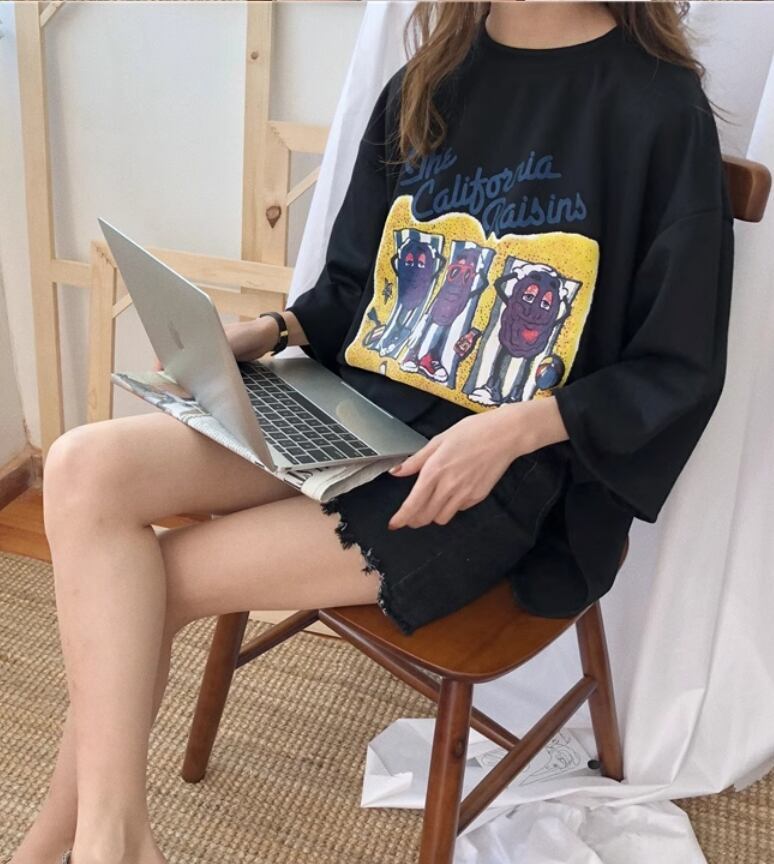 話題沸騰中   カジュアル 2色半袖Tシャツ＜F-8161＞