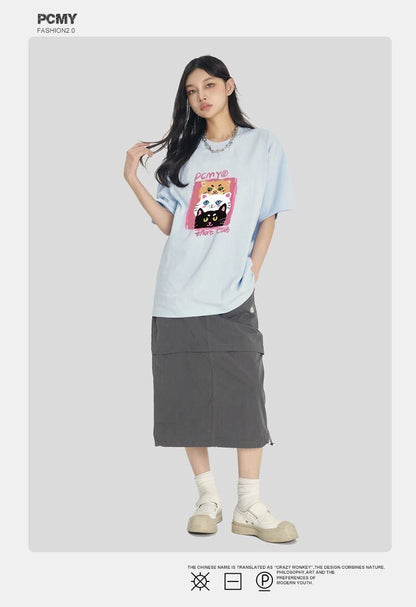大好評 海外トレンド 定番シンプル 好感度UP カジュアル 全3色 半袖 Tシャツ ＜F-11283＞