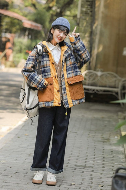 ラムスキン   大人可愛い コート<F-6108>