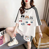 肌触りの良い 半袖 Tシャツ＋パンツ セットアップ F-13239