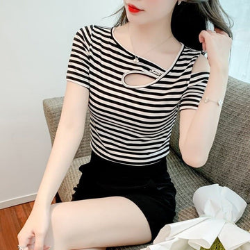カジュアル   オシャレ度満点 Tシャツ カットソー＜F-3565＞