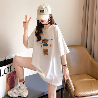 海外トレンド 海外トレンド 美人度アップ 好感度UP カジュアル 全3色 半袖 Tシャツ ＜F-11644＞