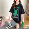 新商品 プリント ファッション 切り替え 全2色 半袖Tシャツ＜F-8612＞
