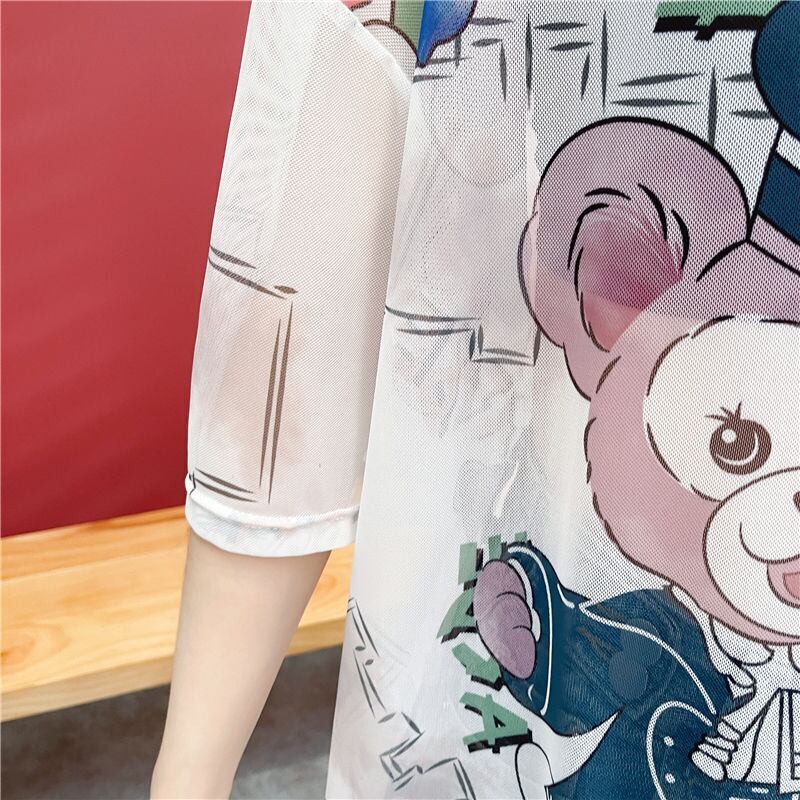 女子マスト 半袖 ラウンドネック ワンピース Tシャツ＜F-8635＞