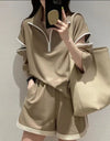 主役級 ファッション 今季マストバイ 個性派 半袖Ｔシャツⅹパンツセット<F-6533>