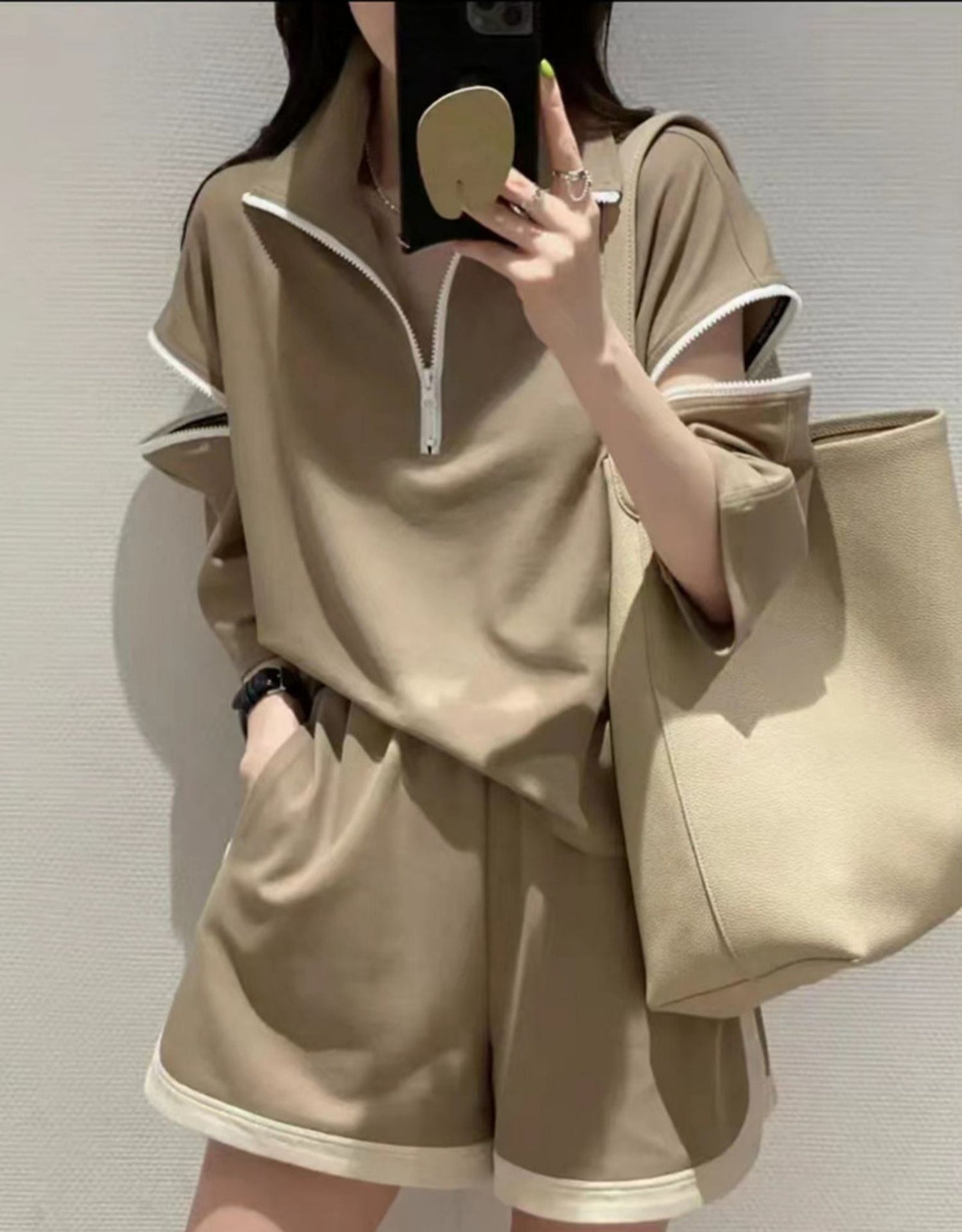 主役級 ファッション 今季マストバイ 個性派 半袖Ｔシャツⅹパンツセット<F-6533>