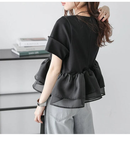 知的 海外トレンド 早い者勝ち 好感度UP カジュアル 全3色 半袖 Tシャツ ＜F-11763＞