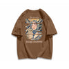 ポップなプリントが夏に映えるプリントTシャツ 半袖 全8色 Tシャツ F-9252