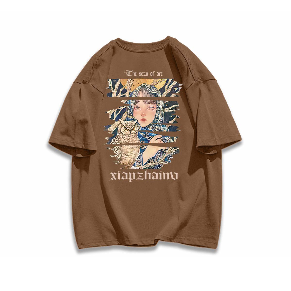 ポップなプリントが夏に映えるプリントTシャツ 半袖 全8色 Tシャツ F-9252