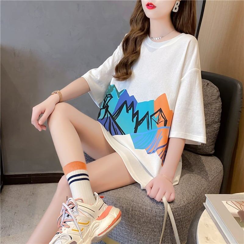 個性的なデザイン   一目惚れ Tシャツ カットソー＜F-3009＞