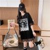 売り切れ必至 レース ファッション 切り替え ゆったり 半袖Tシャツ＜F-8480＞