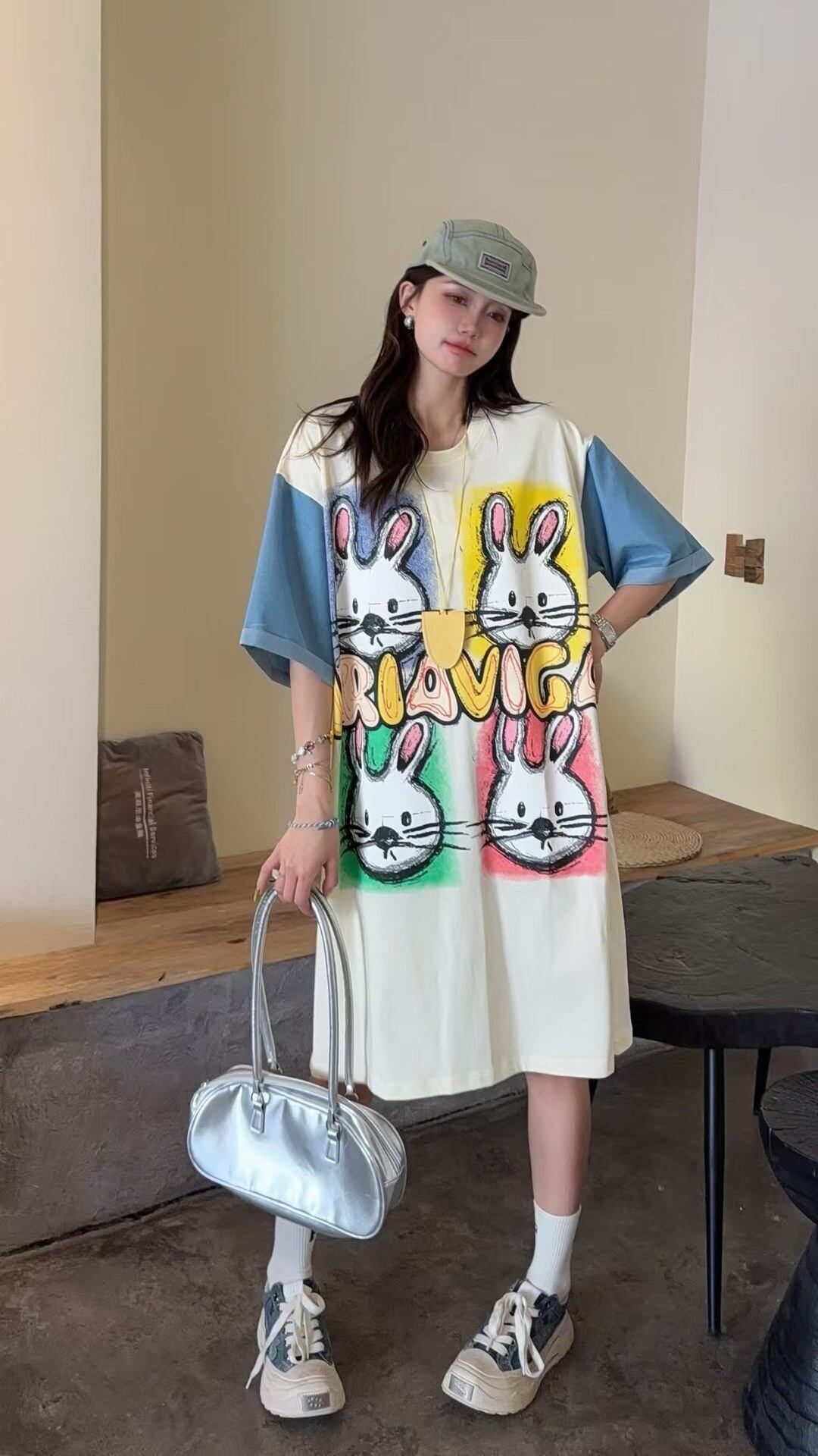 着回し力抜群 好感度UP 海外トレンド カジュアル 全3色 半袖 Tシャツ ＜F-11464＞