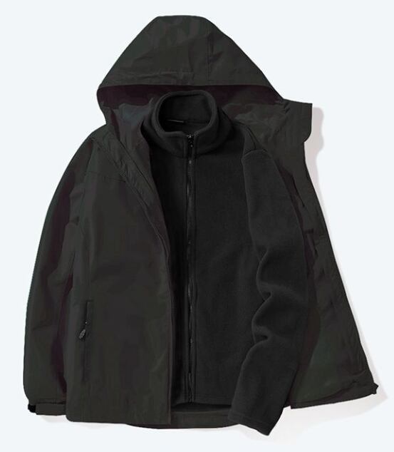 [人気商品再入荷!!!】冬服 防寒 暖かい 脱着可能ボアライナー付き 撥水加工男女兼用 3way マウンテンジャケット <F-5448>