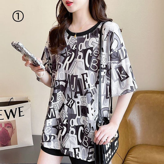 定番シンプル 売り切れ必至 美人度アップ 着回し力抜群 全5色 半袖Tシャツ<F-11450>