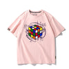 カジュアル プリント アバンギャルド 全7色 半袖 Tシャツ <F-11536>