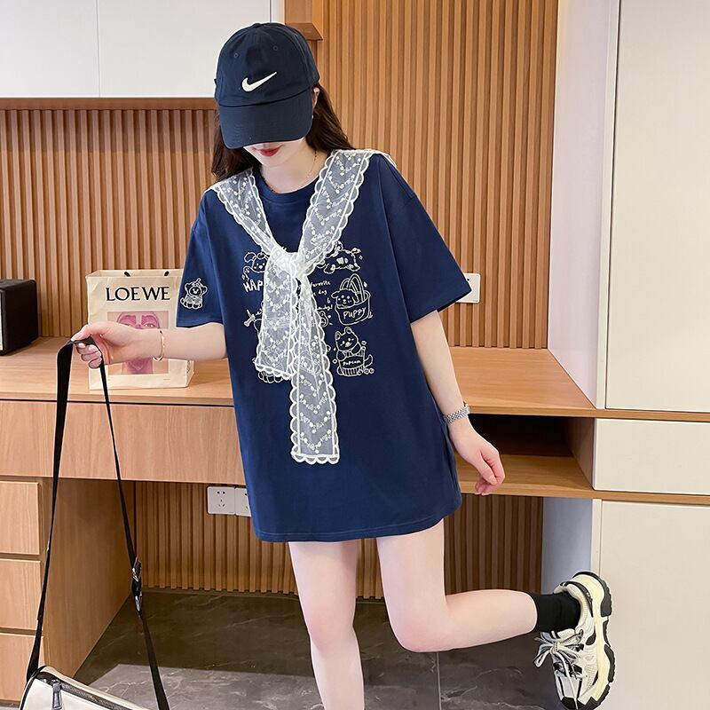 早い者勝ち 絶対流行 売れ筋 早い者勝ち カジュアル 2色選択 Tシャツ<F-11347>